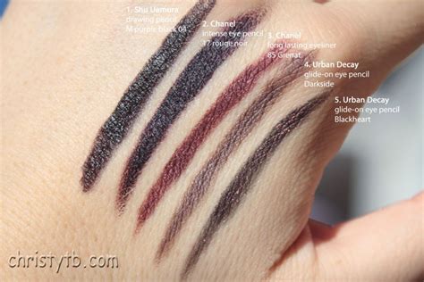 chanel eyeliner rouge noir|chanel eyeliner color chart.